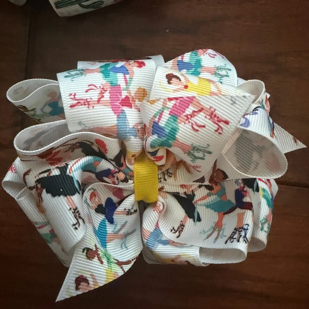 Double Stack Boutique Hair Bows 4-6
